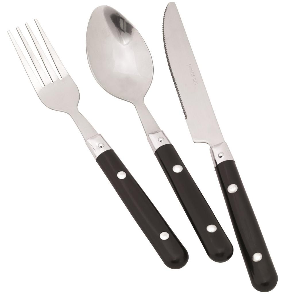 Набір для пікніка Easy Camp Family Cutlery Black (928909) - зображення 2