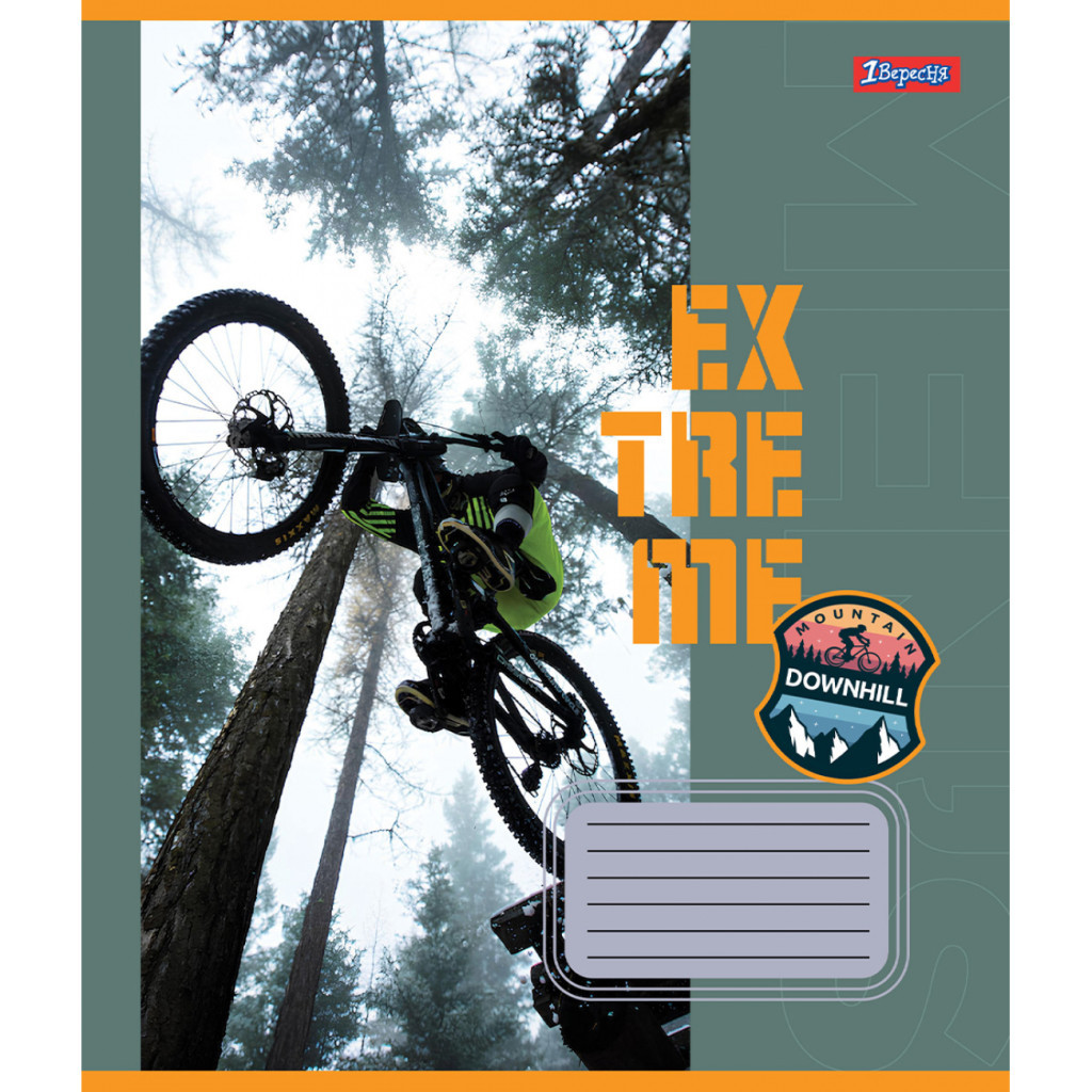 Зошит 1 вересня 1В Mens hobby 48 аркушів лінія (767381) - зображення 4