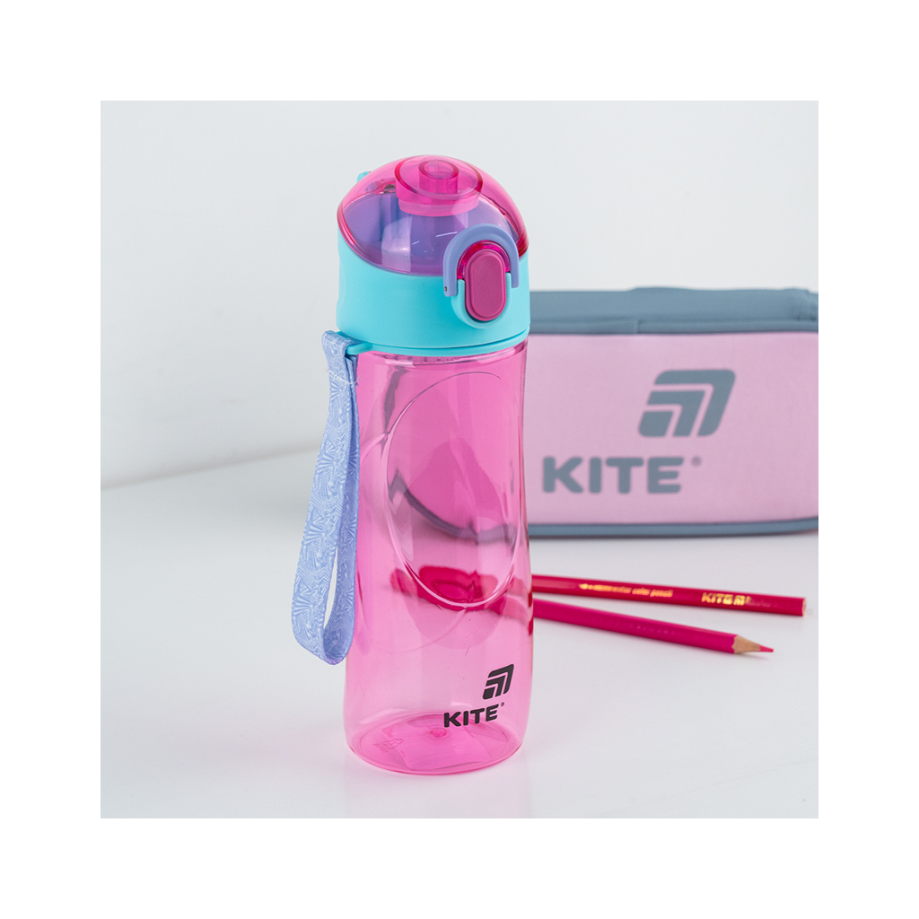 Поїльник-непроливайка Kite 530 мл, рожева (K25-400-1) - зображення 3