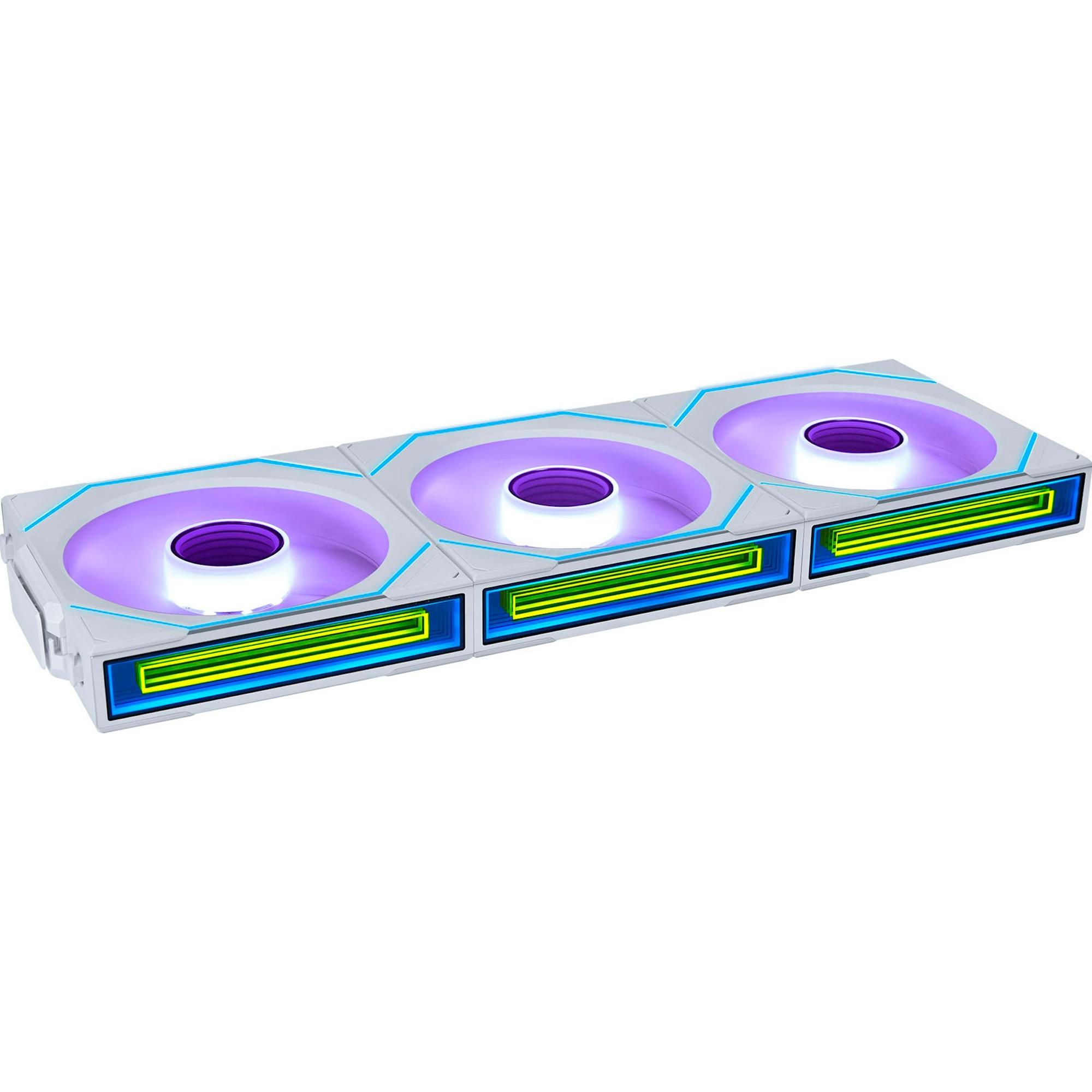 Вентилятор Lian Li Uni Fan SL-INF Wireless 120-3 White (G99.12SLIN1W3W.00) - зображення 1