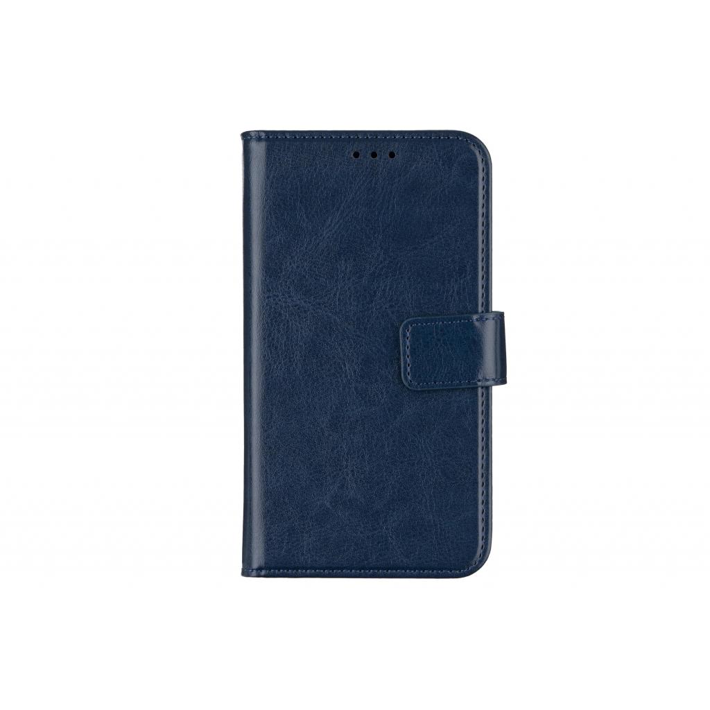Чохол до мобільного телефона 2E Basic 4.5-5`` (< 140*70*10 мм), ECO LEATHER, Navy (2E-UNI-4.5-5-HDEL-NV) - зображення 1