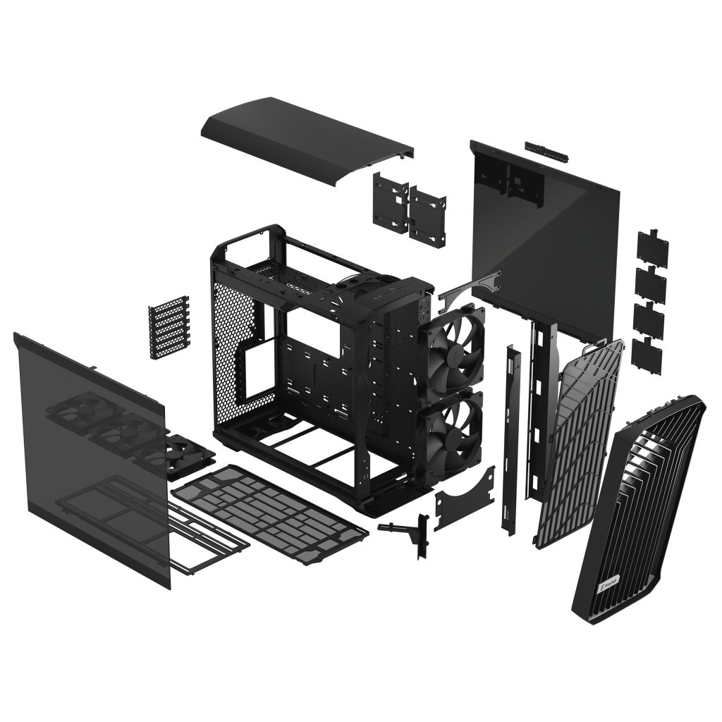 Корпус Fractal Design Torrent Black TG Dark Tint (FD-C-TOR1A-06) - зображення 11