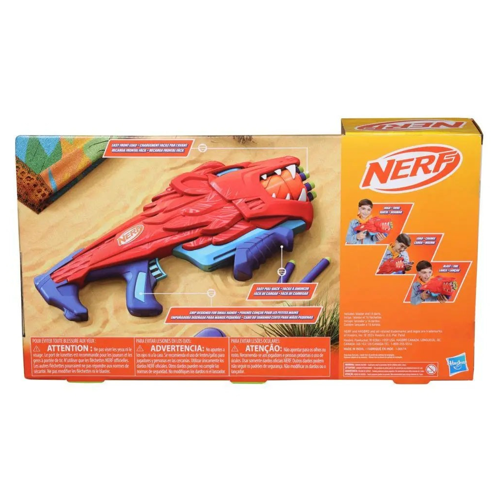 Іграшкова зброя Hasbro Бластер Nerf LionFury (F8646) - изображение 3