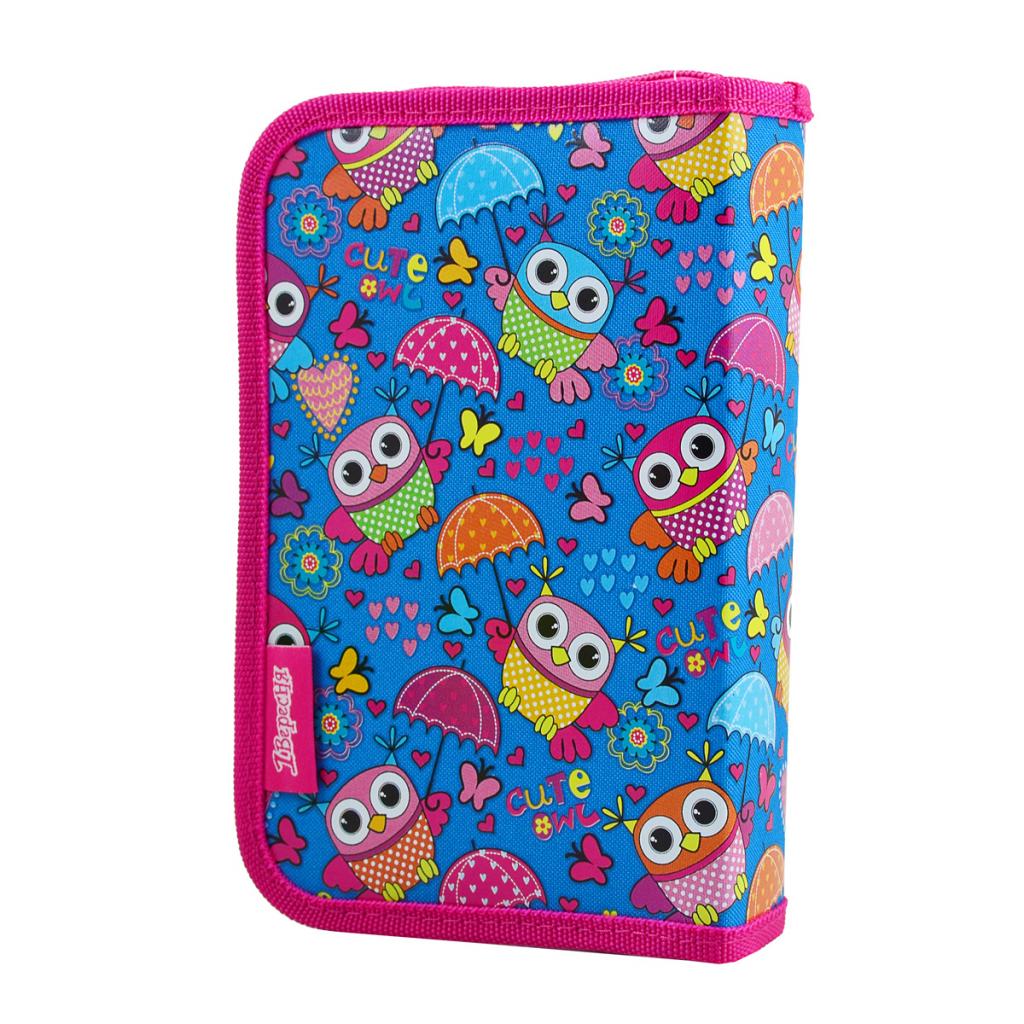 Пенал 1 вересня Owl party твердий одинарний з клапаном (532703) - зображення 3