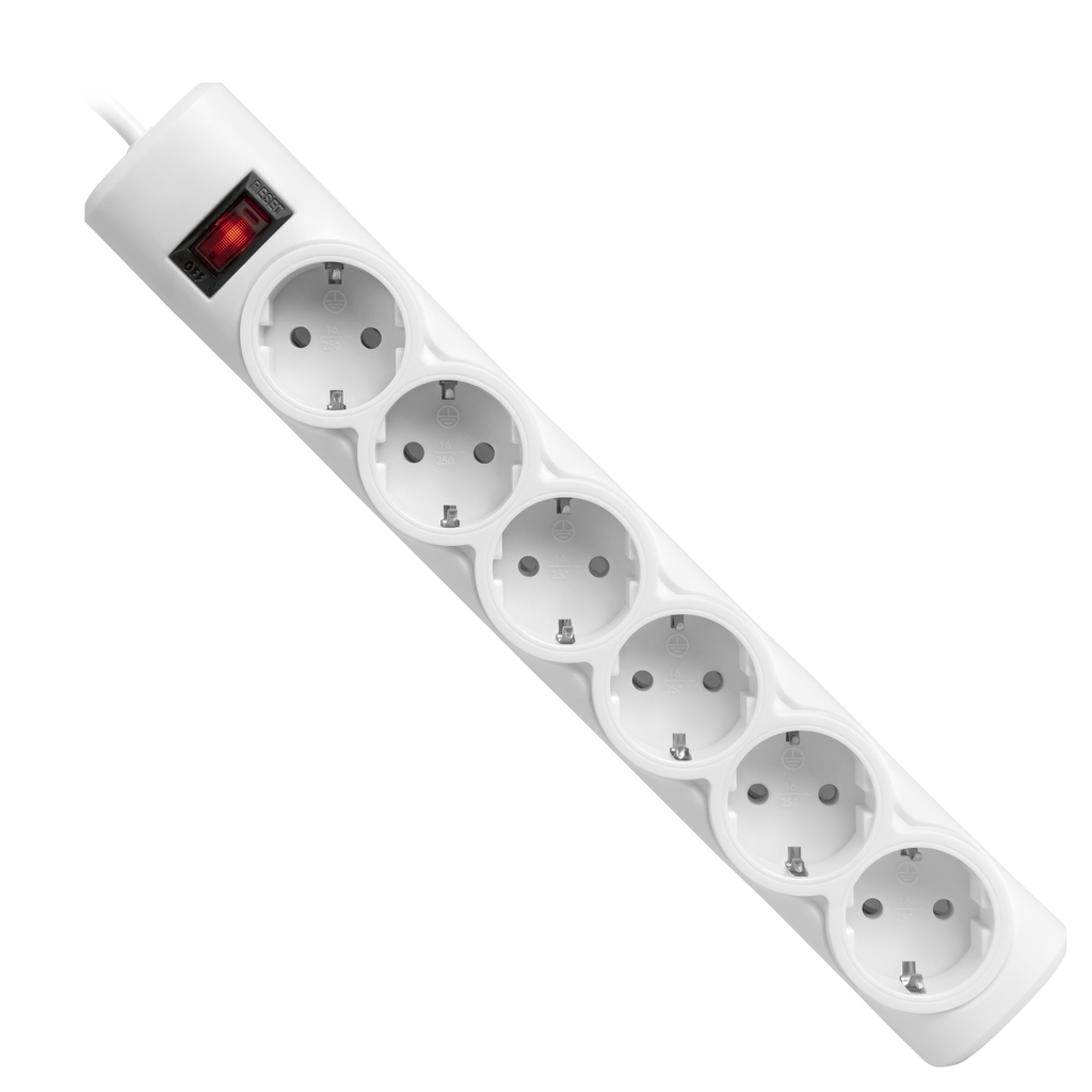 Мережевий фільтр живлення Defender DFS 151, 1.8 m (99489) - зображення 1