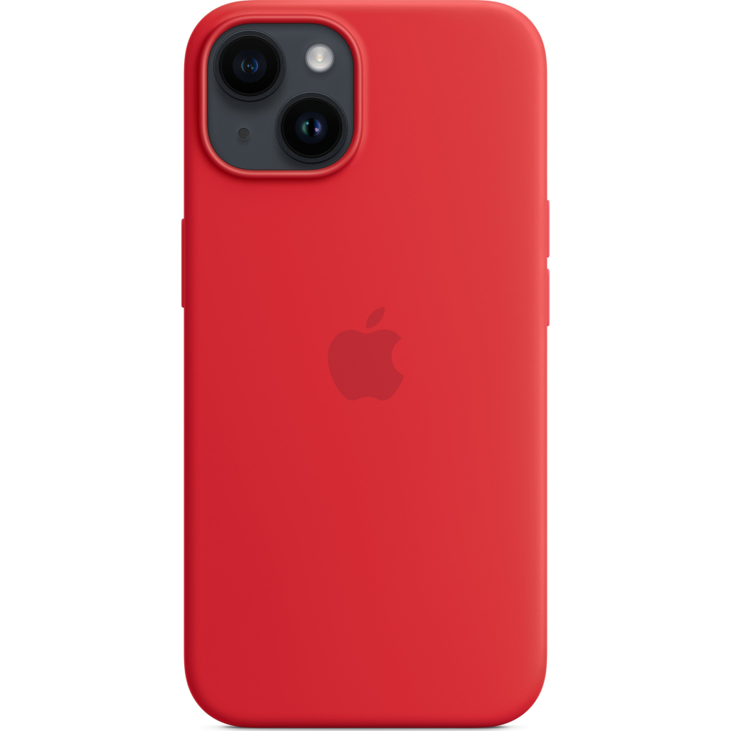 Чохол до мобільного телефона Apple iPhone 14 Plus Silicone Case with MagSafe - (PRODUCT)RED,Model A2911 (MPT63ZE/A) - зображення 2