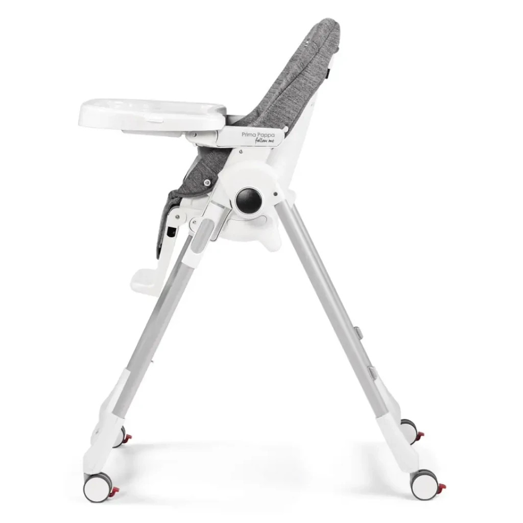 Стілець для годування Peg-Perego Prima Pappa Follow Me Wonder Сірий (IH01000000WD53) - изображение 4