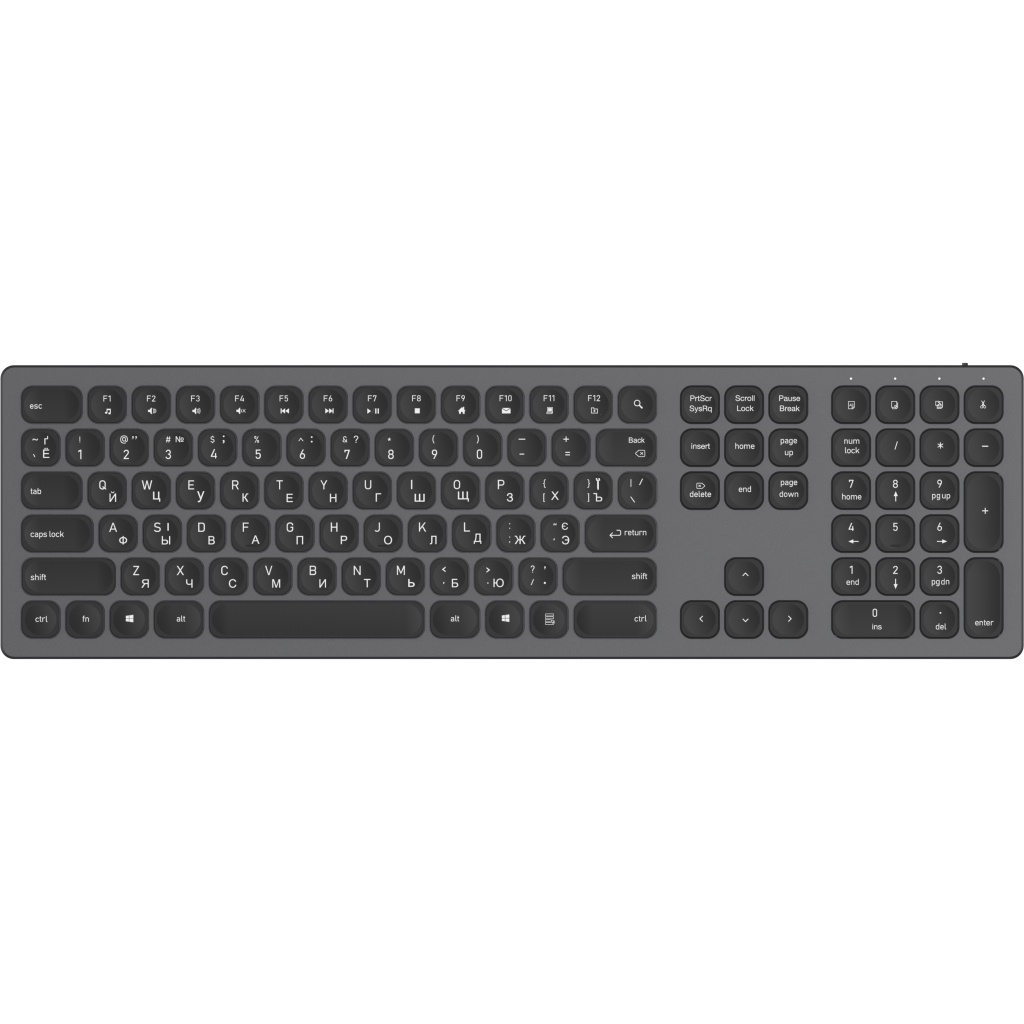 Клавіатура OfficePro SK1550 Wireless Black (SK1550B) - зображення 1