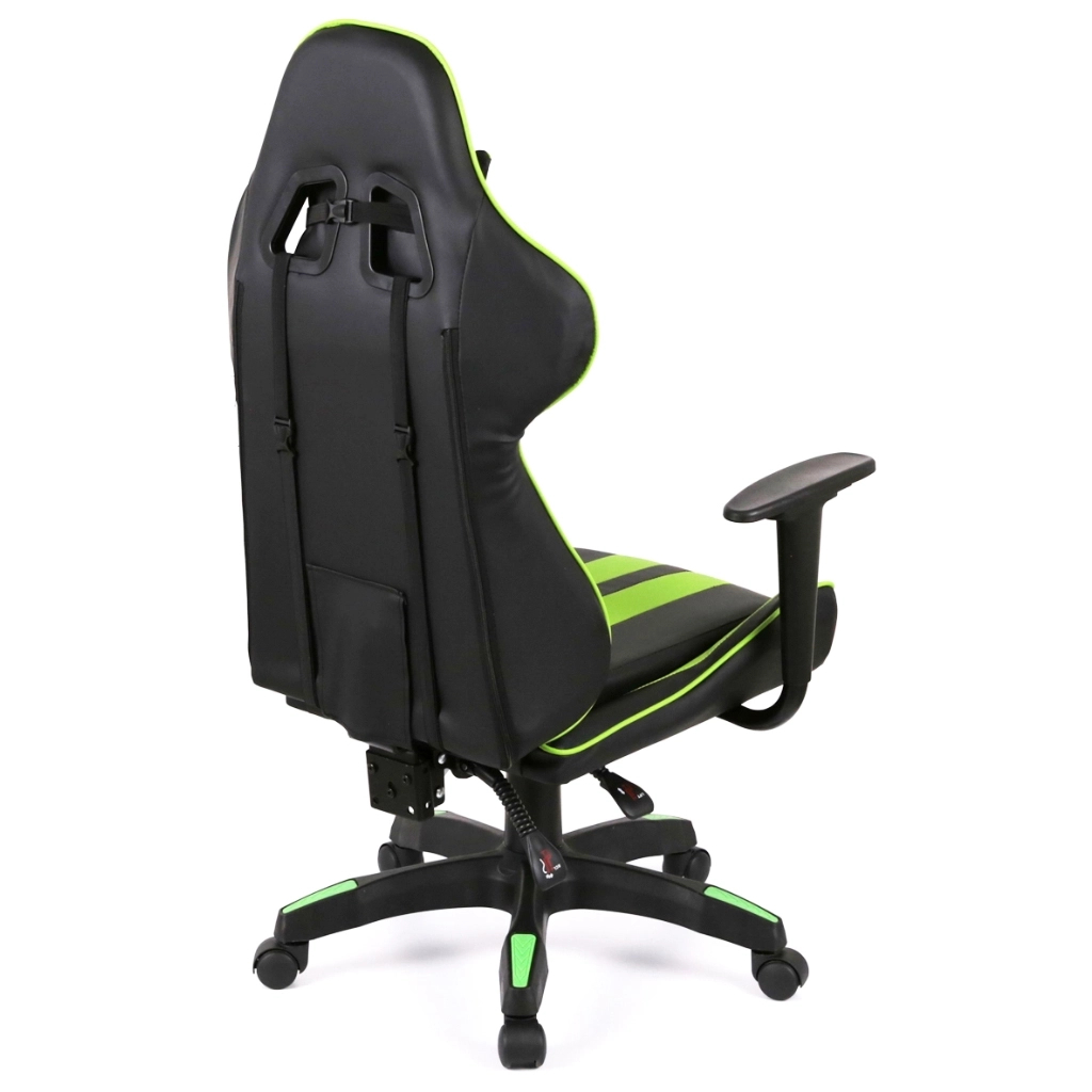 Крісло ігрове Аклас Стрік Light ANF Зелений (PU-чорний/салатовий) (00160341) - зображення 4