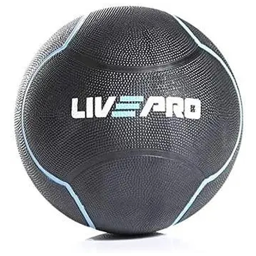 Медбол LivePro Solid Medicine Ball LP8110-10 чорний Уні 10кг (6951376100808) - изображение 2