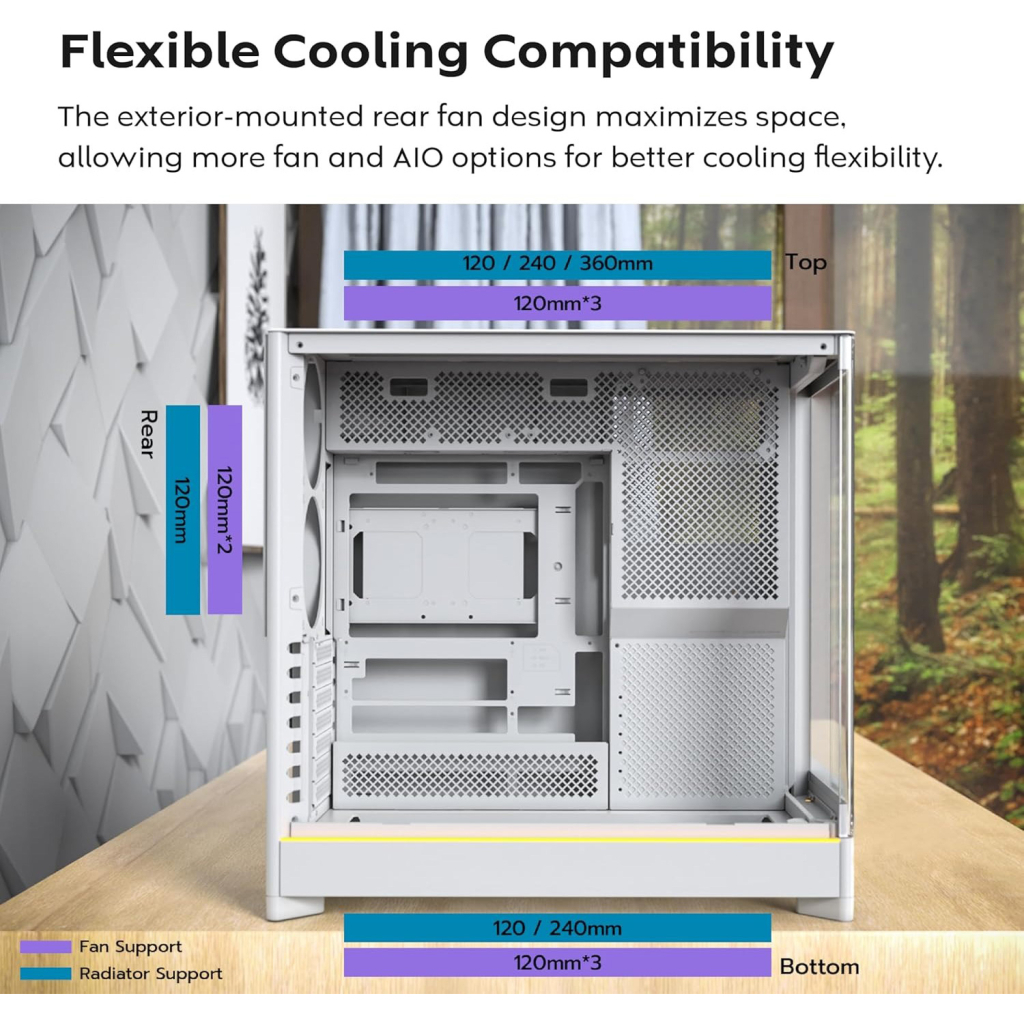 Корпус MONTECH HS01 PRO (W) - зображення 9