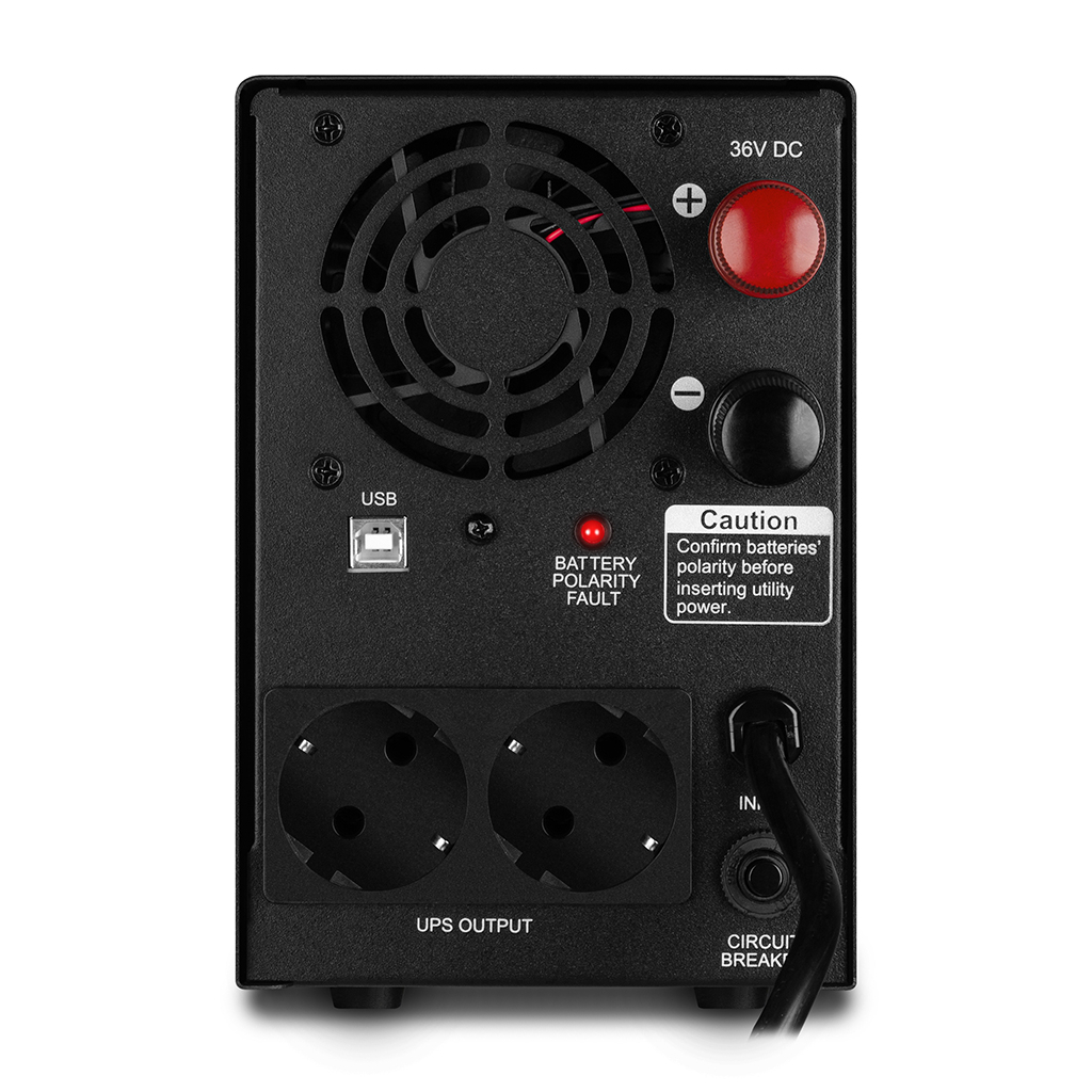 Пристрій безперебійного живлення Powercom INF-3000 1800W 36V (INF-3000) - зображення 3