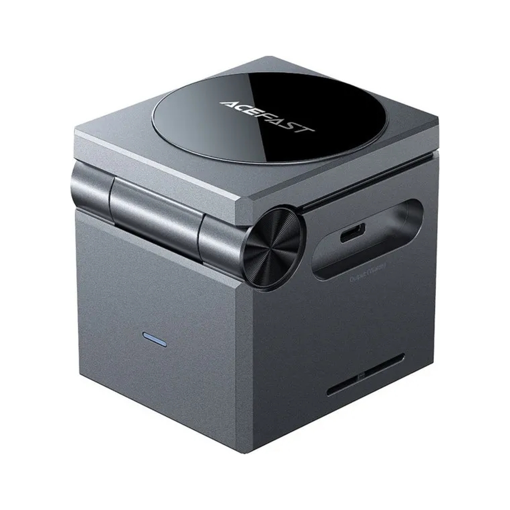 Зарядний пристрій Acefast Wireless QI 3in1 15W E18 Rubik''s (6974316282884) - зображення 2