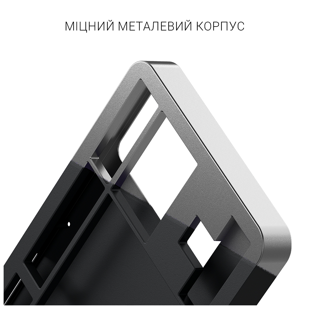 Клавіатура Dark Project ALU87 Bushido ABS RGB Mech G3MS Moonstone Black/White (DPKB_BUSHIDO_87_ANSI_UA) - зображення 11