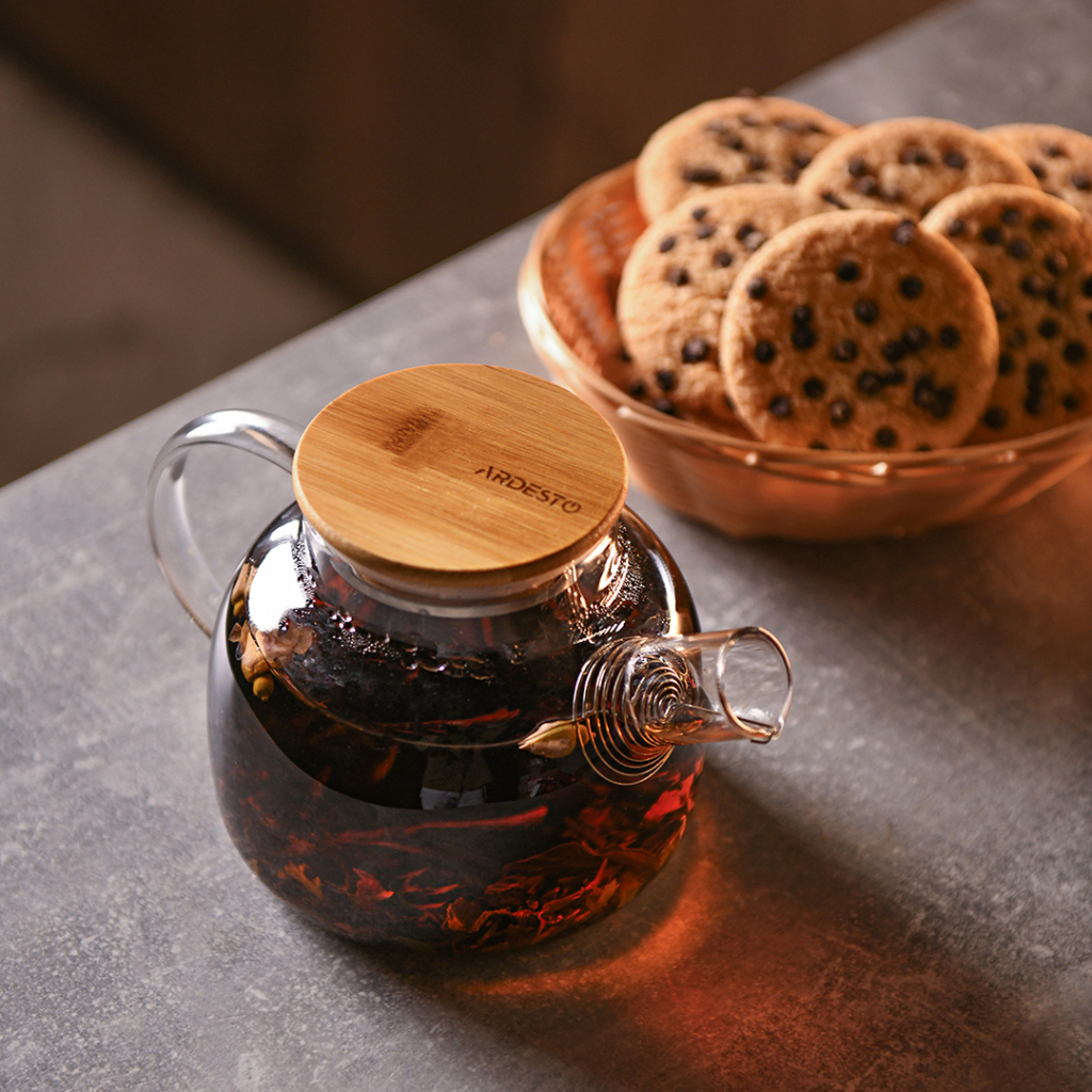 Заварник Ardesto Gemini боросилікатне скло бамбук прозорий 600мл (AR3006GBM) - зображення 10