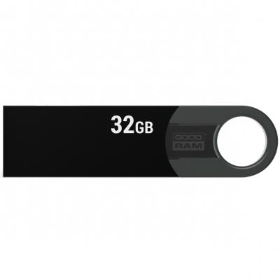 USB флеш накопичувач Goodram 32GB URA2 Black USB 2.0 (URA2-0320K0R11) - зображення 1