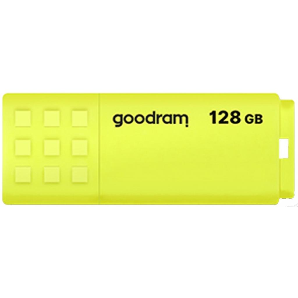 USB флеш накопичувач Goodram 128GB UME2 Yellow USB 2.0 (UME2-1280Y0R11) - зображення 1