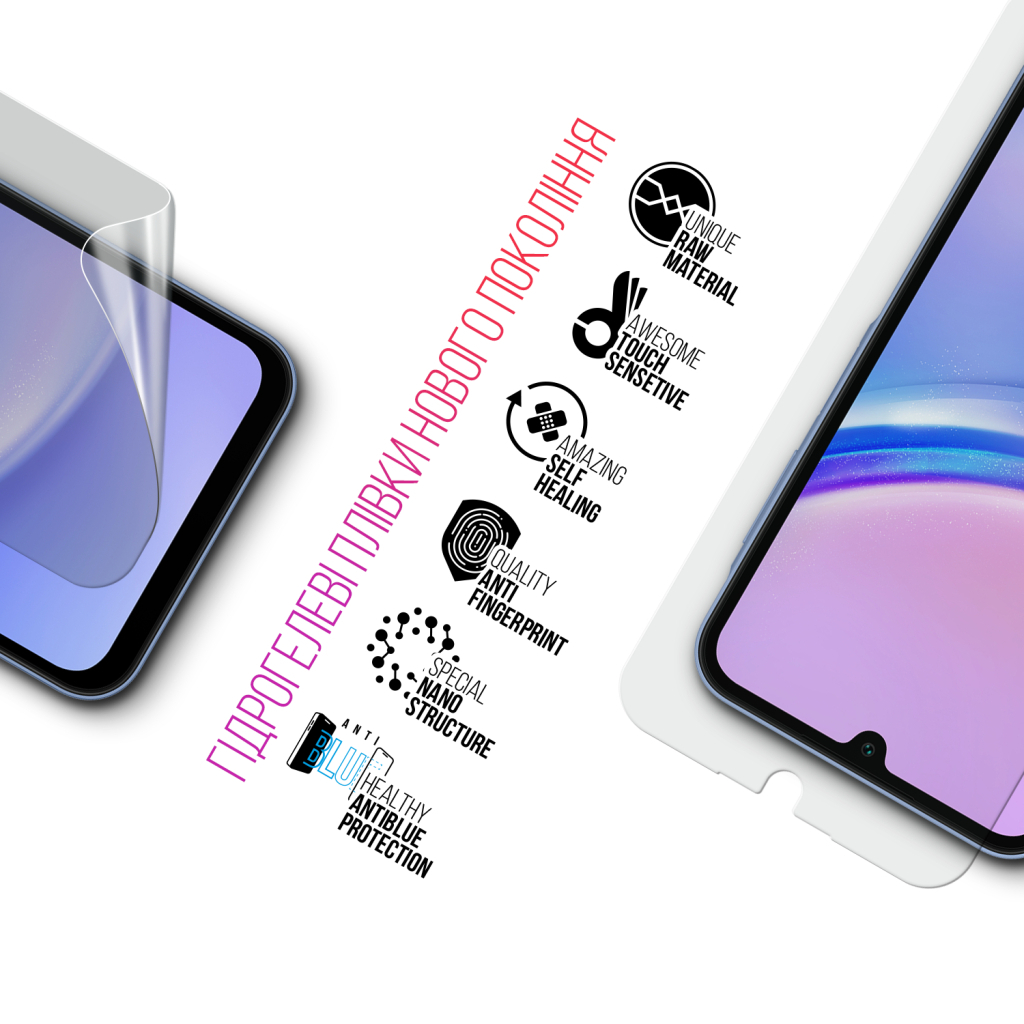 Плівка захисна Armorstandart Kit Clear + Anti-Blue Samsung A15 4G (A155) (ARM80685) - зображення 3