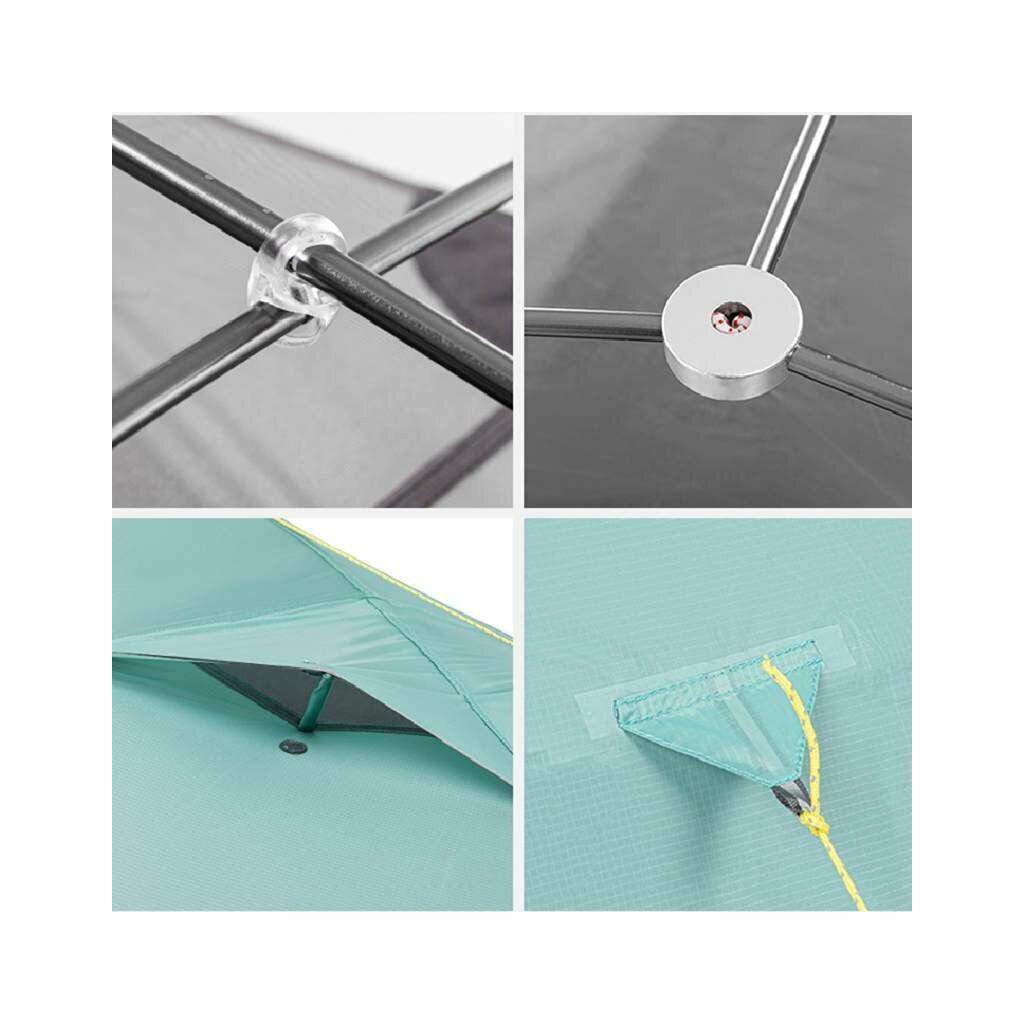 Намет Naturehike Shared 2 NH20ZP091 20D Blue (6927595749074) - зображення 3