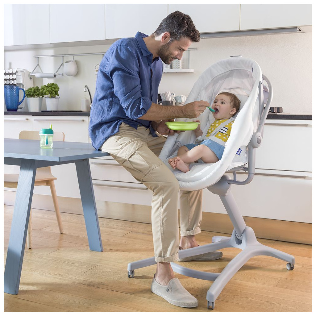 Ліжечко Chicco Baby Hug Air 4 в 1 біле (79193.24.00) - зображення 11