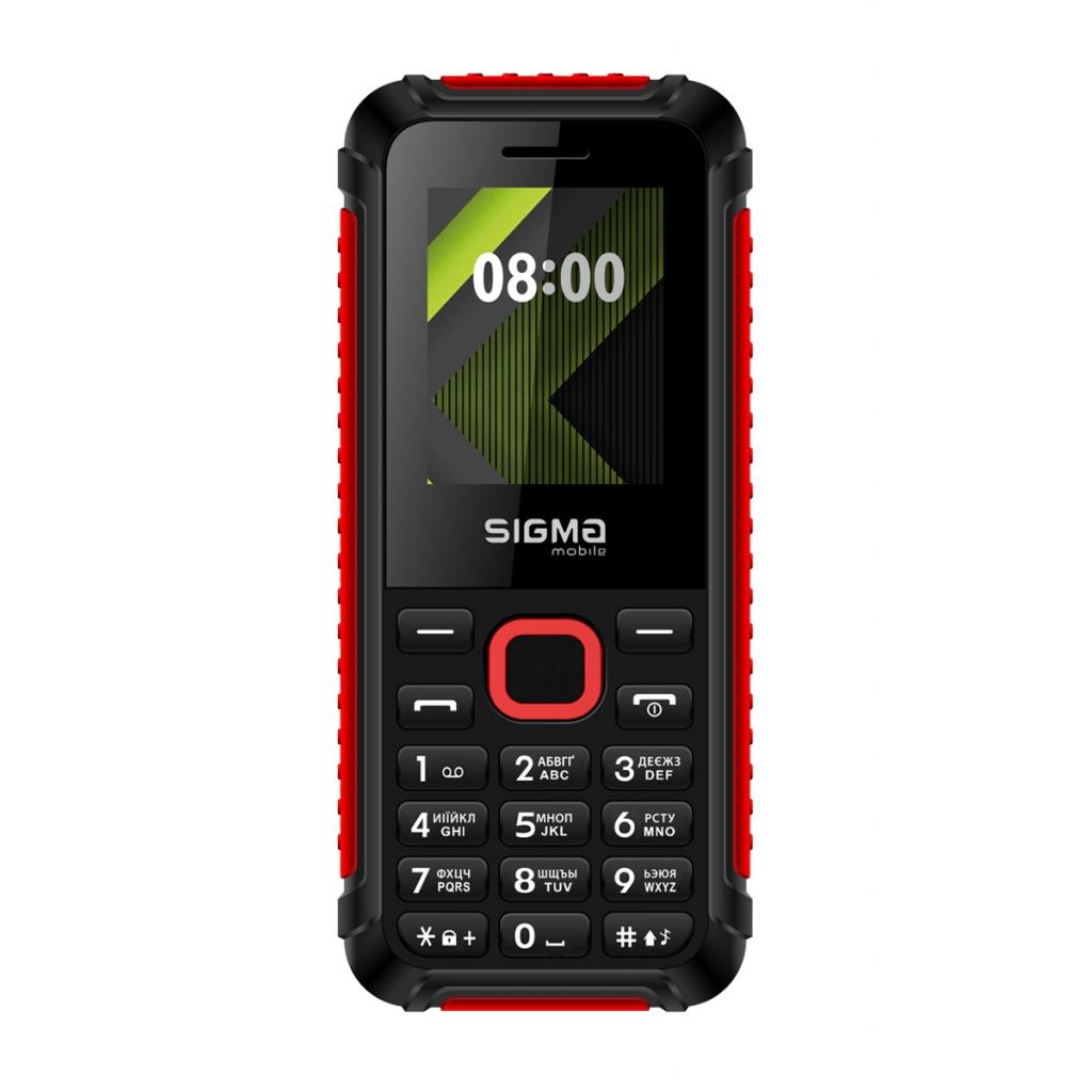 Мобільний телефон Sigma X-style 18 Track Black-Red (4827798854426) - зображення 1