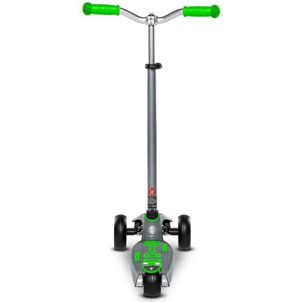 Самокат Micro Maxi Deluxe PRO Grey/Green (MMD089) - зображення 5