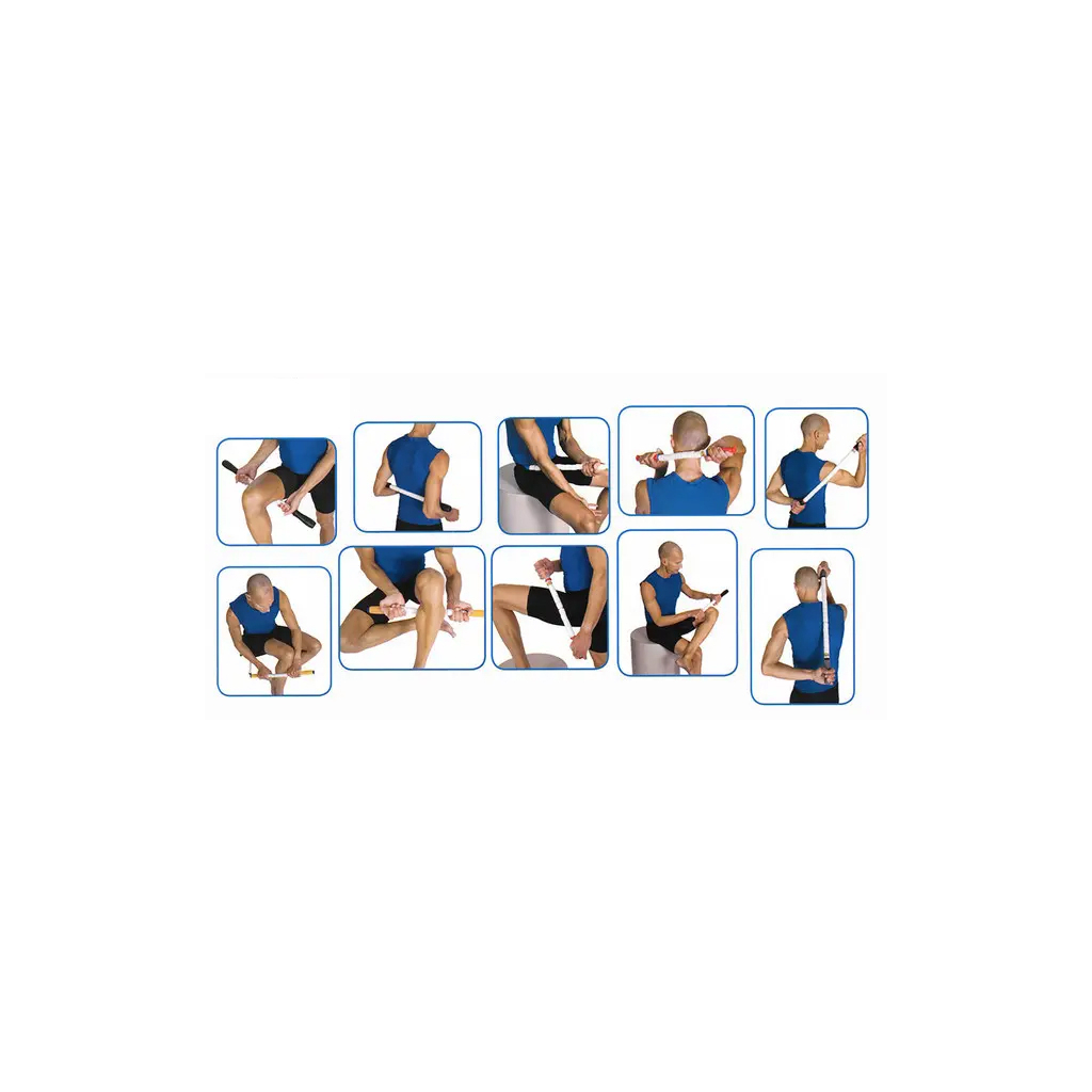 Масажний ролик PowerPlay Massage Bar 4024 Жовтий (PP_4024_Green) - зображення 7