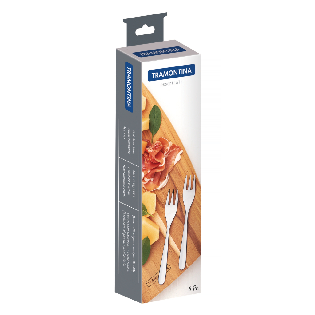 Столова виделка Tramontina Essentials для закусок 6 шт (66960/740) - зображення 3