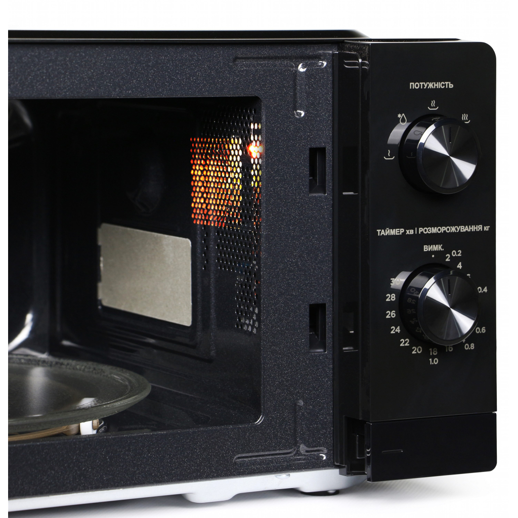 Мікрохвильова піч Midea MM7P012MZ-B - зображення 6