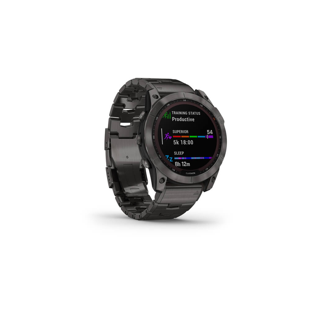 Смарт-годинник Garmin fenix 7X Sapph Sol Carbon Gray DLC Ti, GPS (010-02541-27) - зображення 3