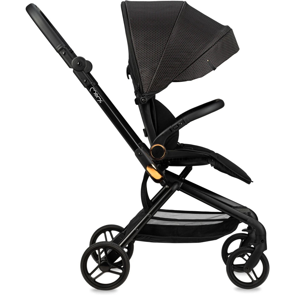 Коляска MoMi Adelle, чорна з червоним (WOSP00035) - зображення 3