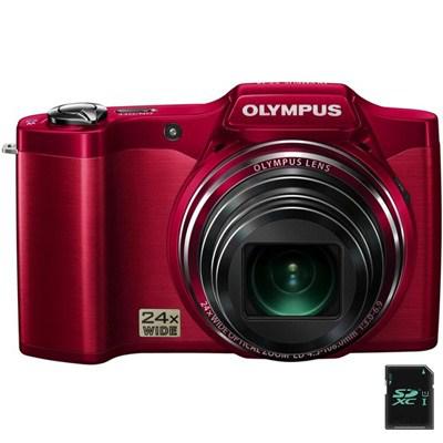 Цифровий фотоапарат Olympus SZ-14 red (V102080RE000) - зображення 1