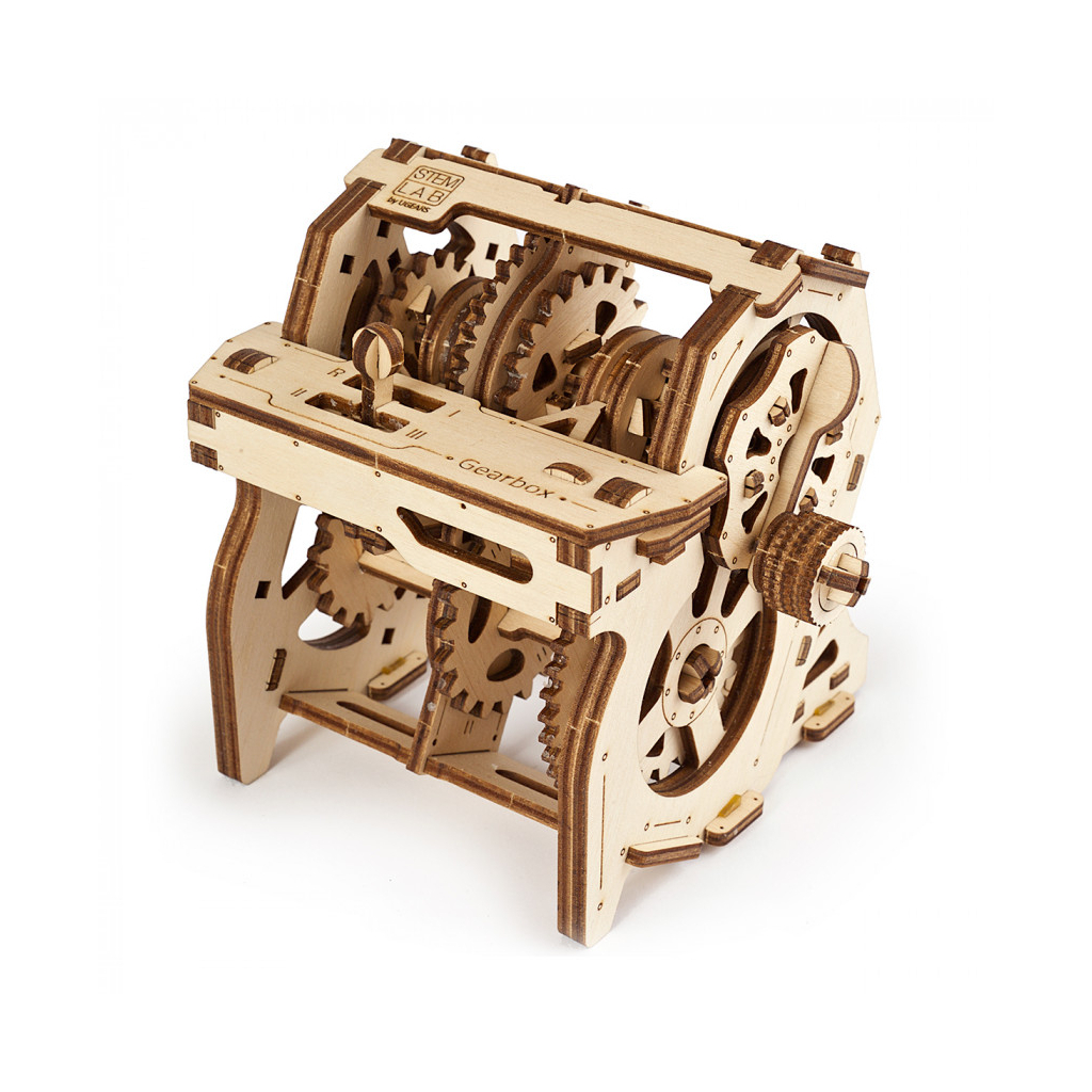 Збірна модель Ugears Stem Lab Коробка передач (6336754) - зображення 1
