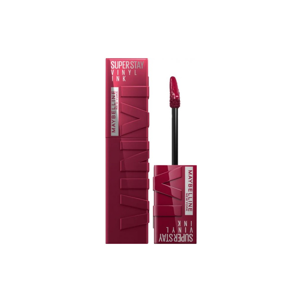 Помада для губ Maybelline New York SuperStay Vinyl Ink Liquid Lipstick 30 - Unrivaled (30150652) - зображення 1