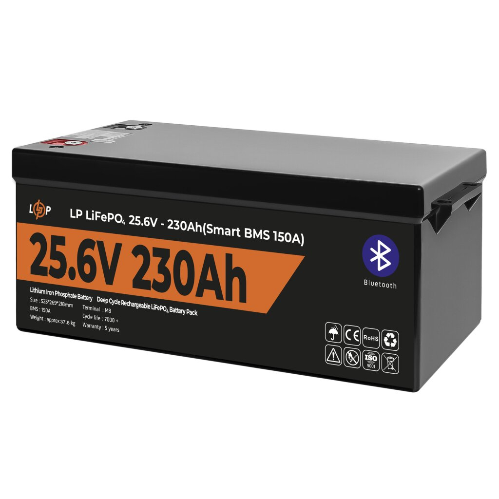 Батарея LiFePo4 LogicPower 25.6V - 230Ah (5888Wh) (30384) - зображення 3