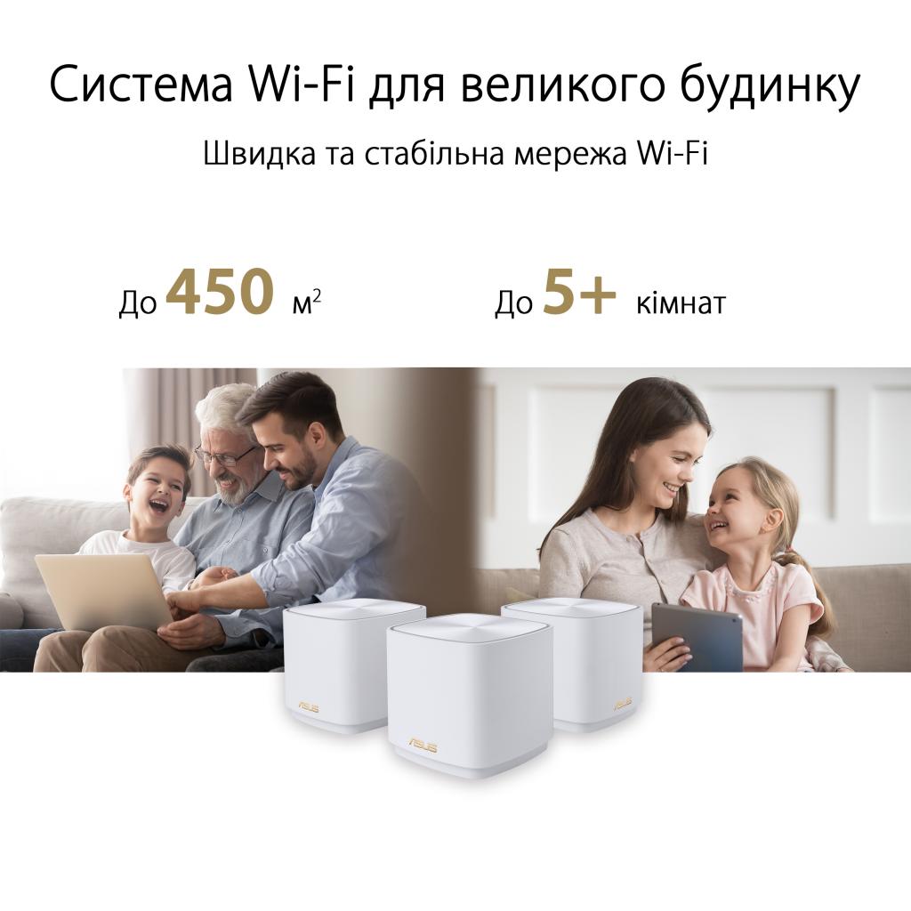 Маршрутизатор ASUS ZenWiFi XD4 3PK black (XD4-3PK-BLACK) - зображення 4