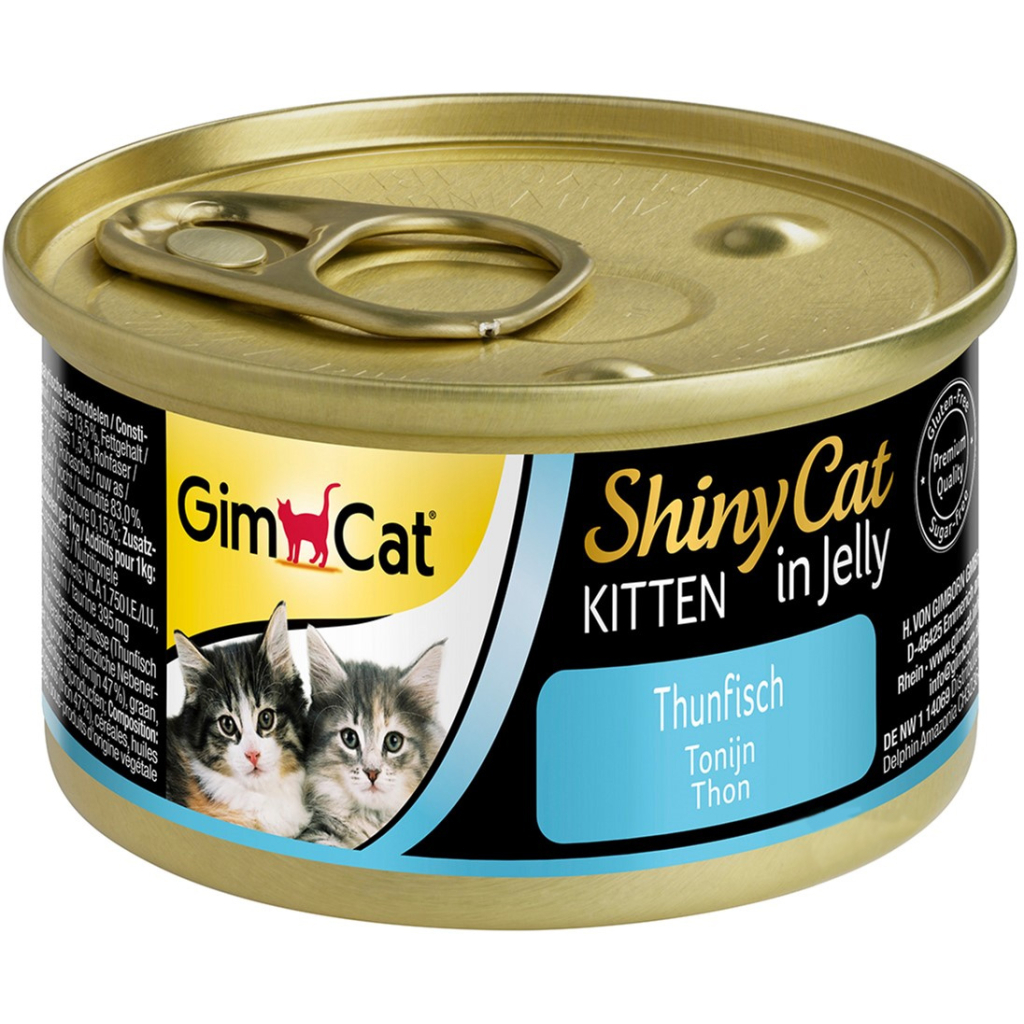 Консерви для котів GimCat Shiny Kitten Для кошенят з тунцем 70 г (4002064413358) - зображення 1