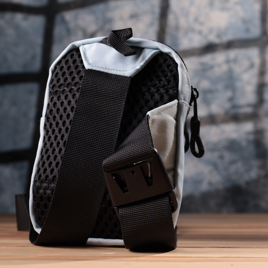 Сумка Vintage Слінг для подорожей з текстилю Блакитна (22868) - зображення 9