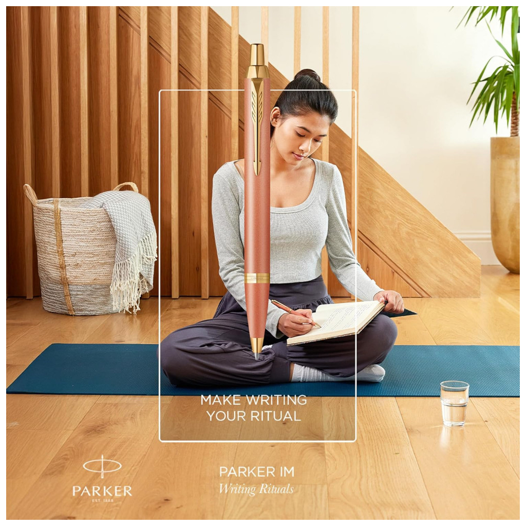 Ручка кулькова Parker IM 17 Rituals Uplifting Orange GT BP + Пакет Parker Rituals (29 332) - зображення 5