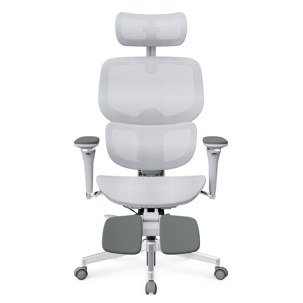 Офісне крісло Mealux D2 Air Plus Grey (HF-D2 Plus M/G) - зображення 2