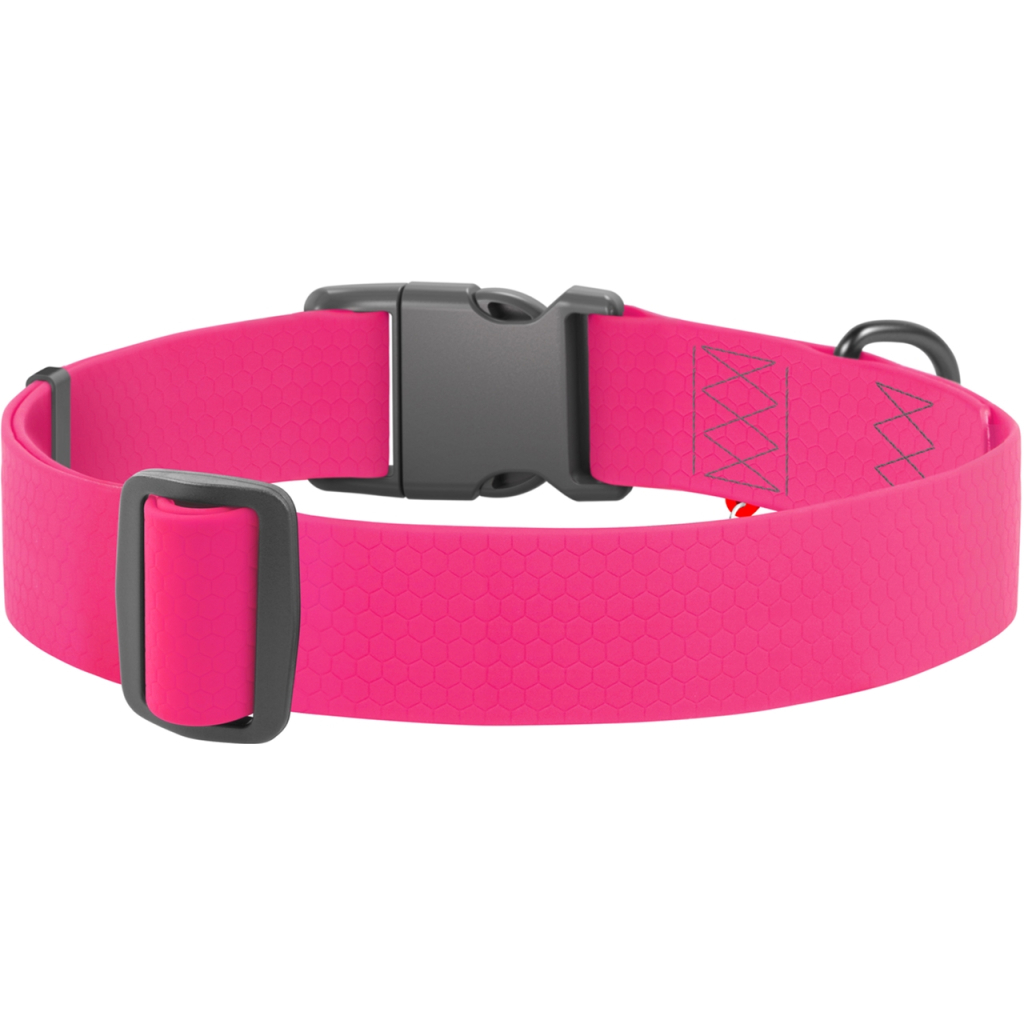 Нашийник для тварин WAUDOG Waterproof з QR паспортом пластиковий фастекс XXL рожевий (25117) - зображення 2