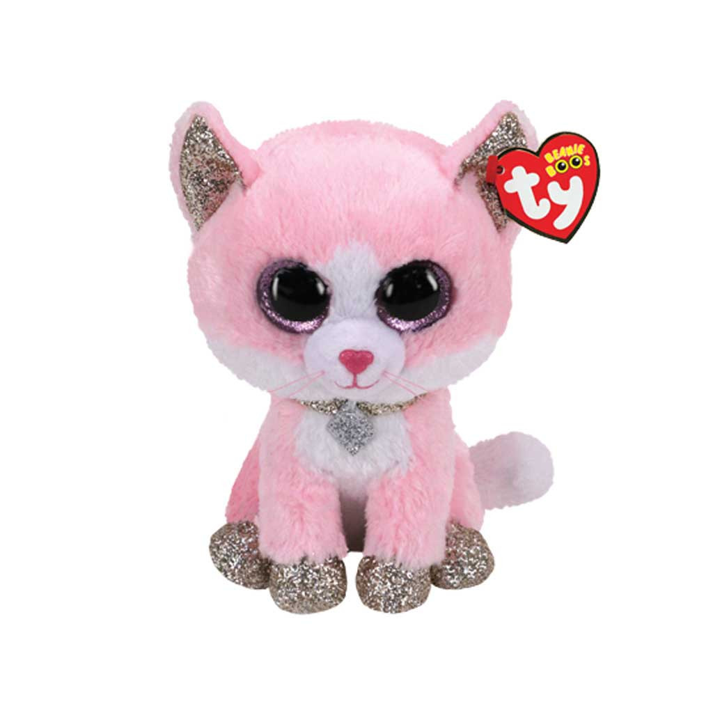 М'яка іграшка Ty Beanie Boo's Рожеве кошеня FIONA 15 см (36366) - зображення 1
