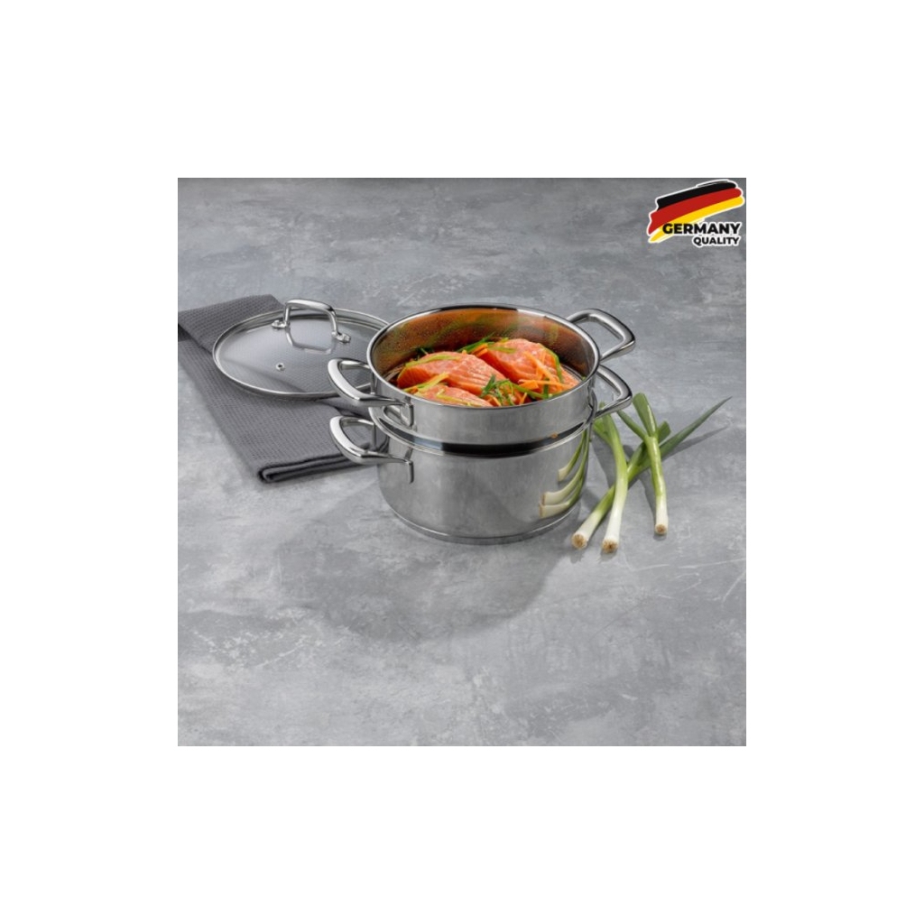 Каструля Kela з пароваркою Flavoria 2,4 л 3 предмети (10190) - зображення 2