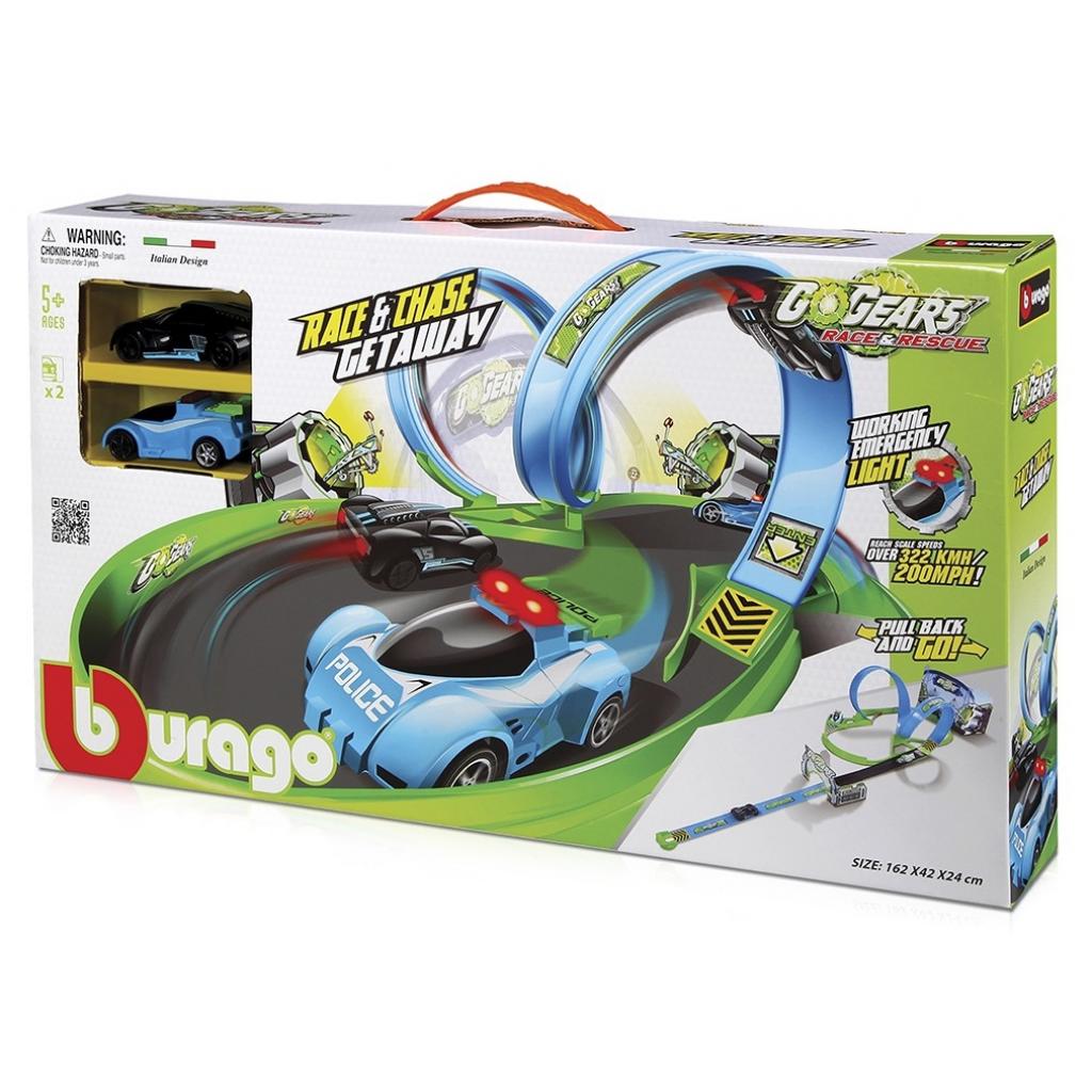 Автотрек Bburago GoGears Поліцейська погоня (18-30349) - зображення 5