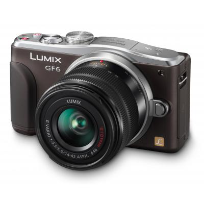 Цифровий фотоапарат Panasonic DMC-GF6 Kit 14-42mm Brown (DMC-GF6KEE9T) - зображення 1