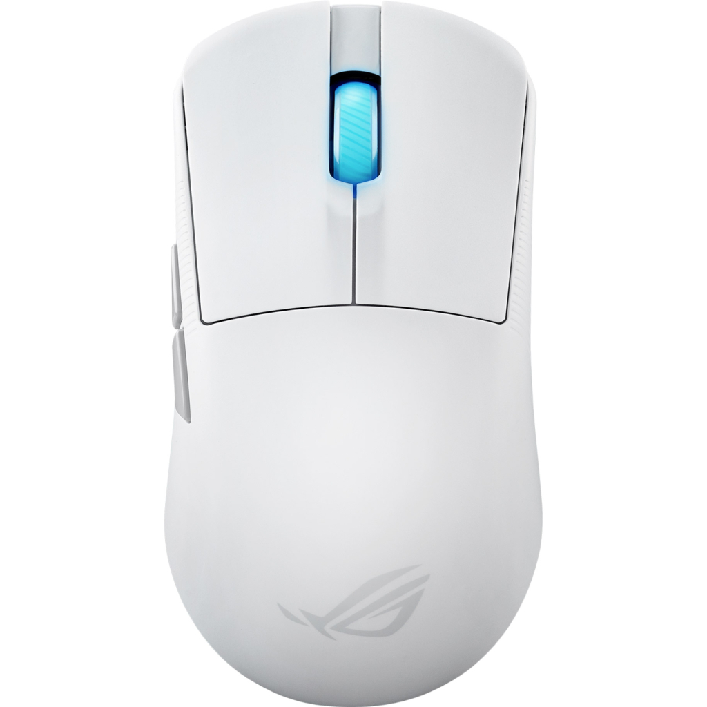 Мишка ASUS ROG Harpe Ace Mini Wireless/Bluetooth/USB White (90MP03Z0-BMUA10) - зображення 1