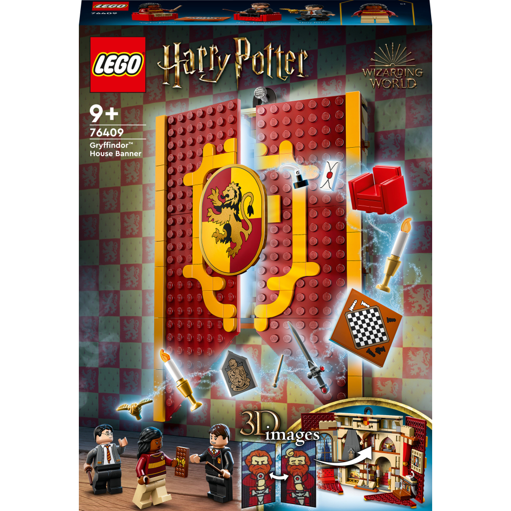 Конструктор LEGO Harry Potter Прапор гуртожитку Ґрифіндор 285 деталей (76409) - зображення 1