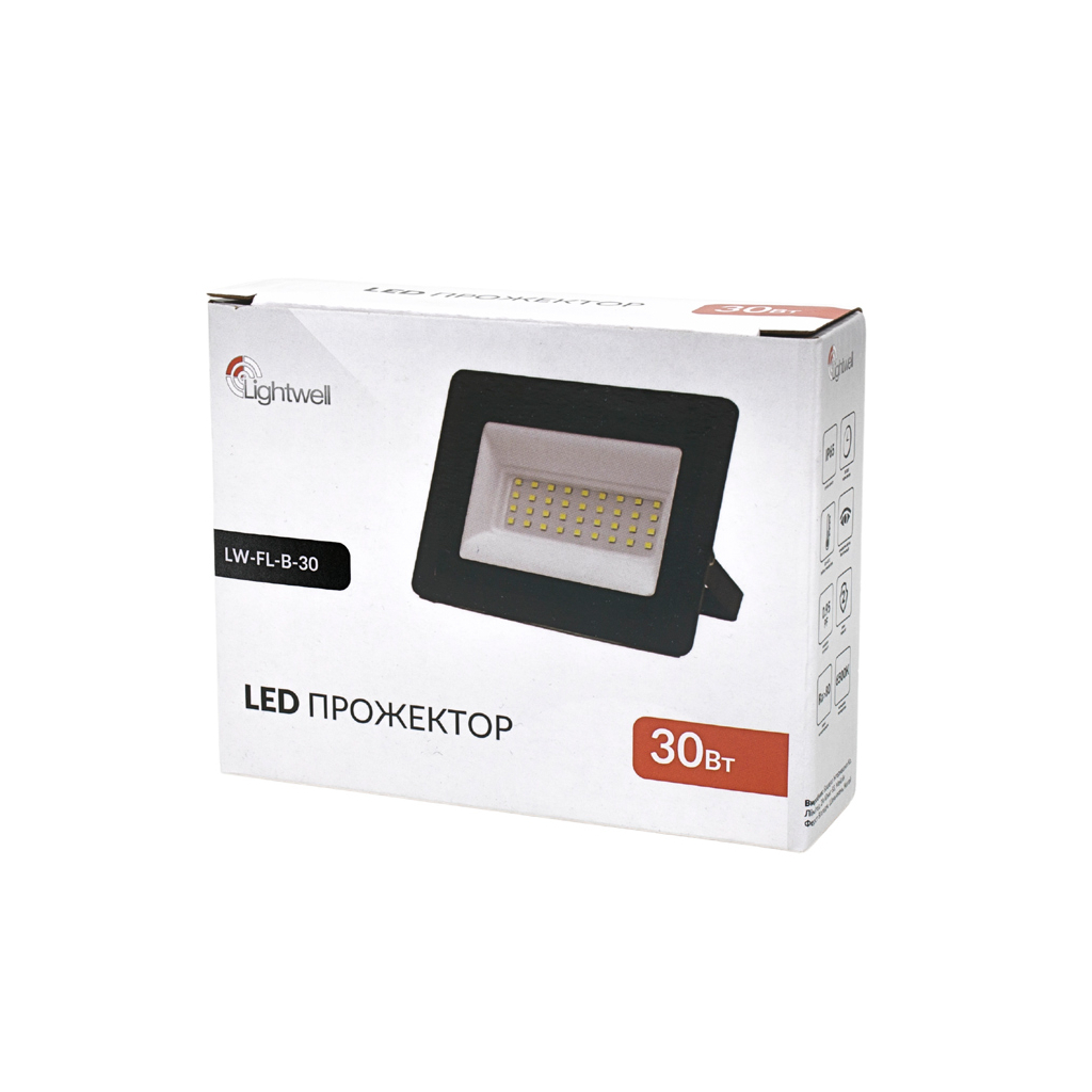 Прожектор Lightwell LW-FL-B-30 30 W - зображення 3