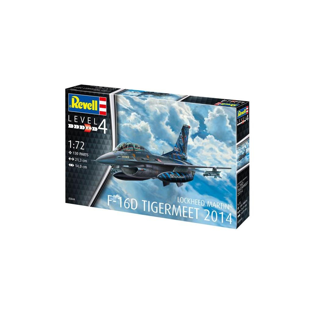 Збірна модель Revell Літак F-16D Tigermeet 2014 рівень 4, 1:72 (RVL-03844) - зображення 1