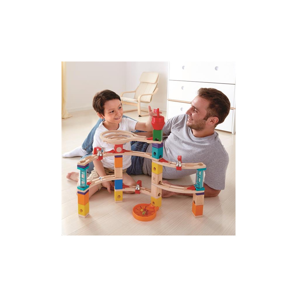 Конструктор Hape лабіринт Quadrilla Потік із замку 102 елемента (E6019) - зображення 1